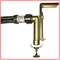 Flexible Sprinkler Hose cw Adjustable Bracket w border